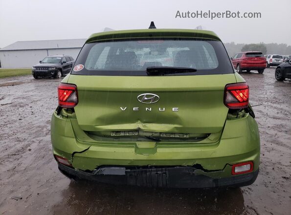 KMHRC8A34MU100828 2021 HYUNDAI VENUE Green Rear view