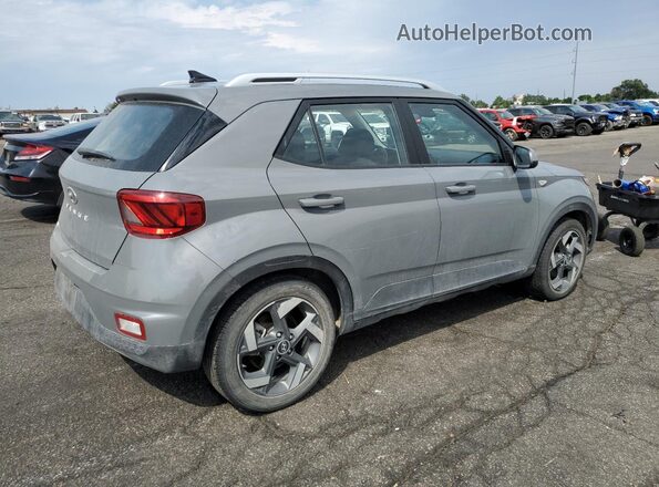 KMHRC8A34NU201482 2022 HYUNDAI VENUE Серый Задняя правая четверть