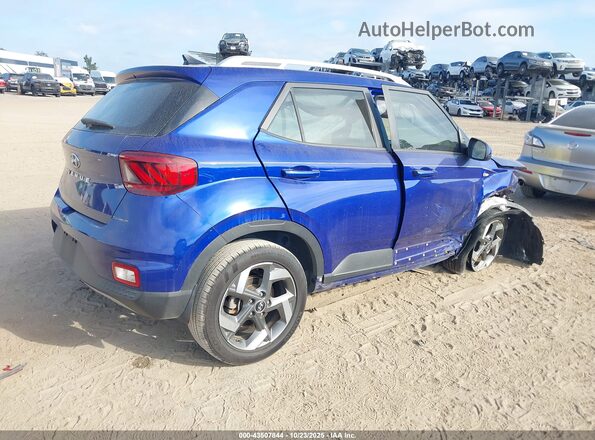 KMHRC8A35LU014474 2020 HYUNDAI VENUE Blue Tył prawy