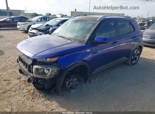 KMHRC8A35LU014474 2020 HYUNDAI VENUE Blue Przód lewy