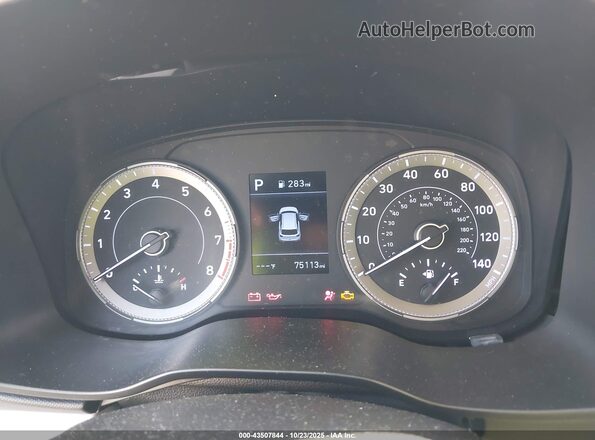 KMHRC8A35LU014474 2020 HYUNDAI VENUE Blue Widok tylnych siedzeń