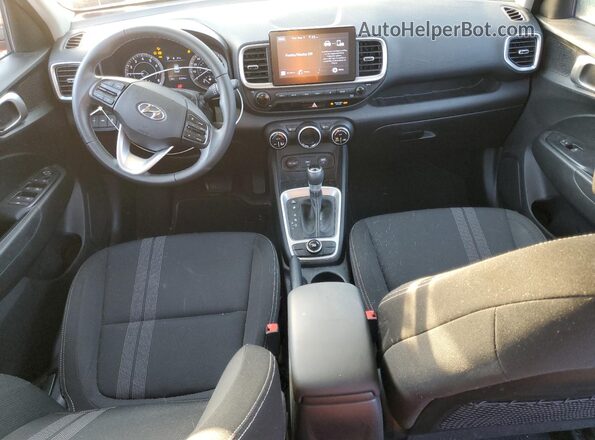 KMHRC8A36LU033826 2020 HYUNDAI VENUE Red Առջևի վահանակի տեսք