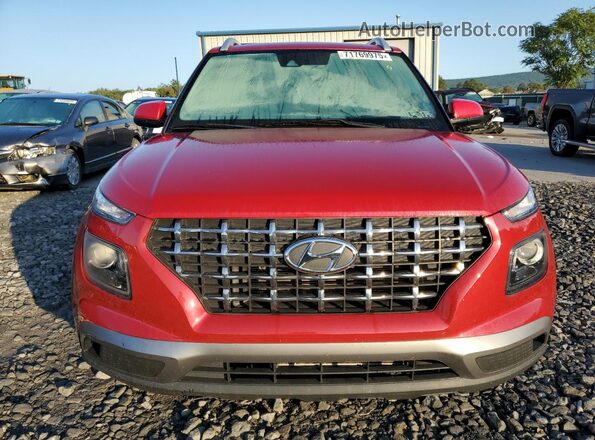 KMHRC8A36LU033826 2020 HYUNDAI VENUE Red Դիմացի տեսք