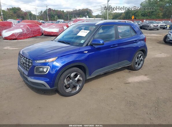 KMHRC8A37MU098573 2021 HYUNDAI VENUE Blue Przód lewy