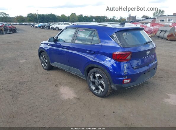 KMHRC8A37MU098573 2021 HYUNDAI VENUE Blue Tył lewy