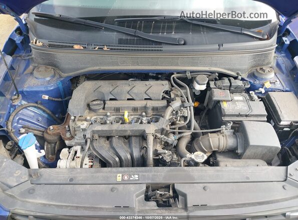 KMHRC8A37MU098573 2021 HYUNDAI VENUE Blue Widok z tyłu