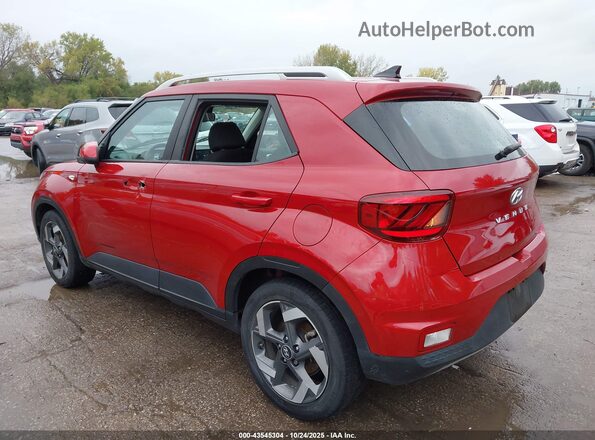 KMHRC8A37MU099772 2021 HYUNDAI VENUE Красный Задняя левая четверть