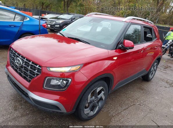 KMHRC8A37MU099772 2021 HYUNDAI VENUE Красный Передняя левая четверть