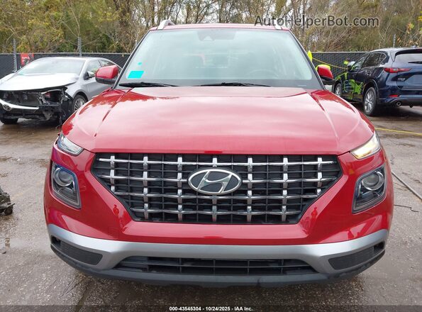 KMHRC8A37MU099772 2021 HYUNDAI VENUE Красный Вид щитка приборов