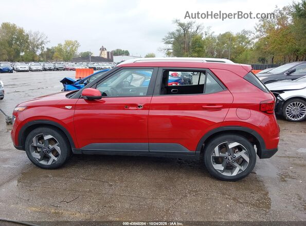 KMHRC8A37MU099772 2021 HYUNDAI VENUE Красный Панорамный вид салона 360°