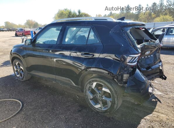 KMHRC8A37MU101147 2021 HYUNDAI VENUE Черный Задняя левая четверть