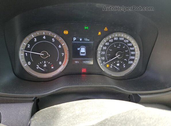 KMHRC8A37MU101147 2021 HYUNDAI VENUE Черный Вид щитка приборов
