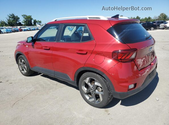 KMHRC8A37MU120958 2021 HYUNDAI VENUE Red Trasero izquierdo