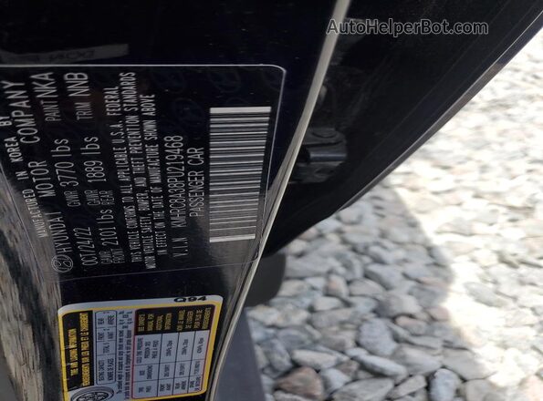 KMHRC8A38PU219468 2023 HYUNDAI VENUE Black Widok wnętrza 360 stopni
