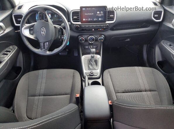 KMHRC8A38PU219468 2023 HYUNDAI VENUE Black Widok deski rozdzielczej