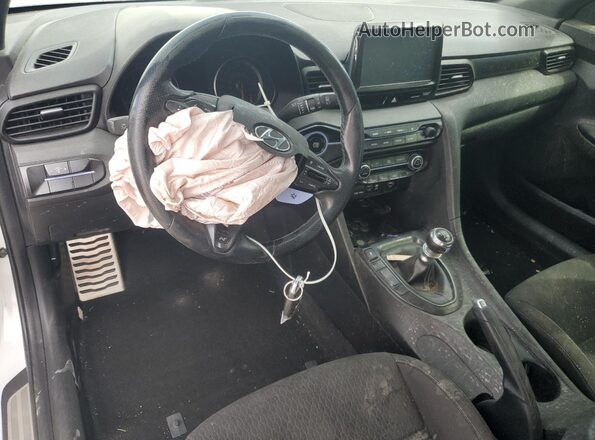 KMHT36AH0LU005817 2020 HYUNDAI VELOSTER White Dashboard view
