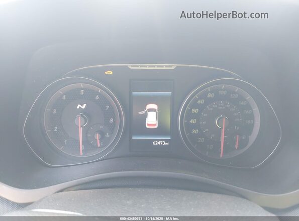 KMHT36AH2MU009966 2021 HYUNDAI VELOSTER N White Հետևի նստատեղերի տեսք