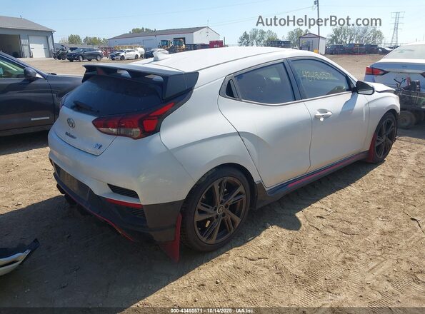 KMHT36AH2MU009966 2021 HYUNDAI VELOSTER N White Հետևի աջ