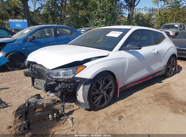 KMHT36AH2MU009966 2021 HYUNDAI VELOSTER N White Դիմացի տեսք
