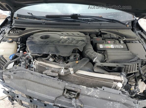 KMHT36AH2NU013176 2022 HYUNDAI VELOSTER Black ძრავის განყოფილების ხედი