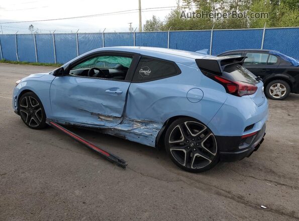 KMHT36AH3KU001386 2019 HYUNDAI VELOSTER Blue უკანა მარცხენა