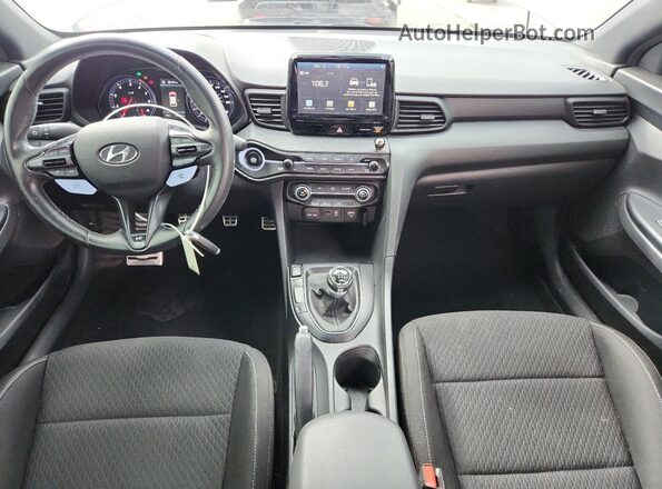 KMHT36AH6LU008222 2020 HYUNDAI VELOSTER White წინა პანელის ხედი