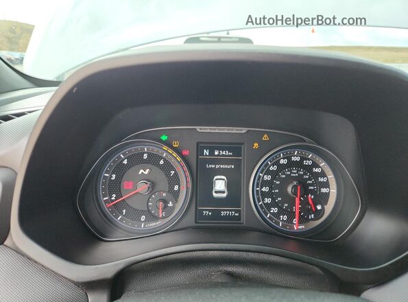 KMHT36AH6LU008222 2020 HYUNDAI VELOSTER White ხელსაწყოთა პანელის ხედი