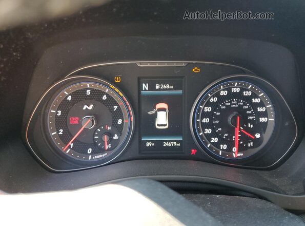 KMHT36AH7NU012816 2022 HYUNDAI VELOSTER White ხელსაწყოთა პანელის ხედი