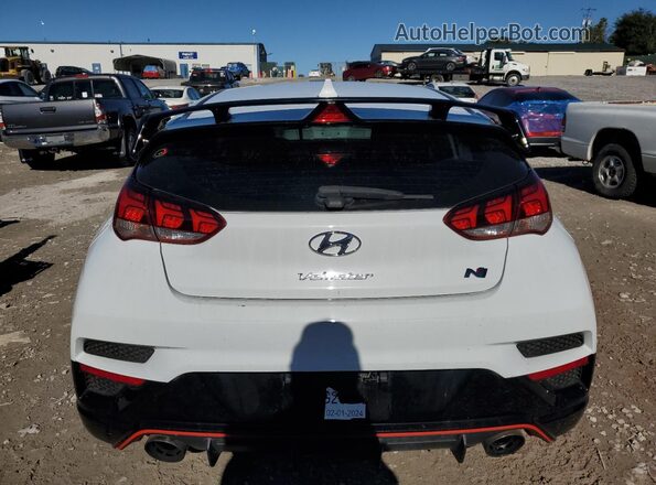 KMHT36AH9LU007324 2020 HYUNDAI VELOSTER White Rear view