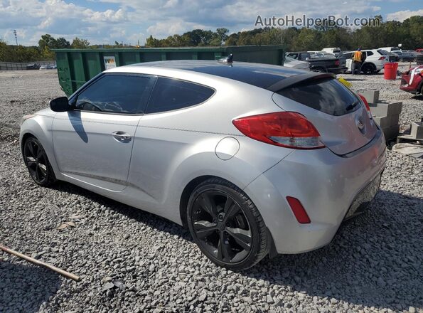 KMHTC6AD0HU322355 2017 HYUNDAI VELOSTER Silver Rear left