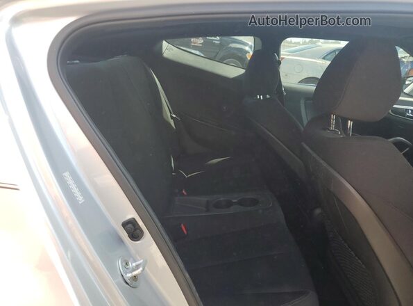 KMHTC6AD0HU322355 2017 HYUNDAI VELOSTER Silver Rear seats view