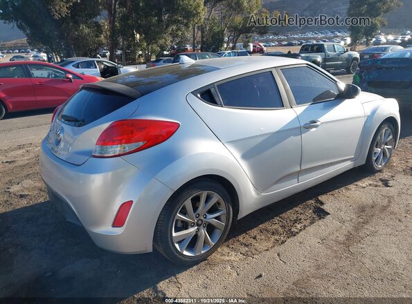 KMHTC6AD3HU314329 2017 HYUNDAI VELOSTER Silver 