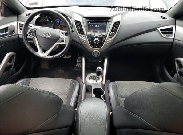 KMHTC6AD6GU302528 2016 HYUNDAI VELOSTER Blue Widok deski rozdzielczej