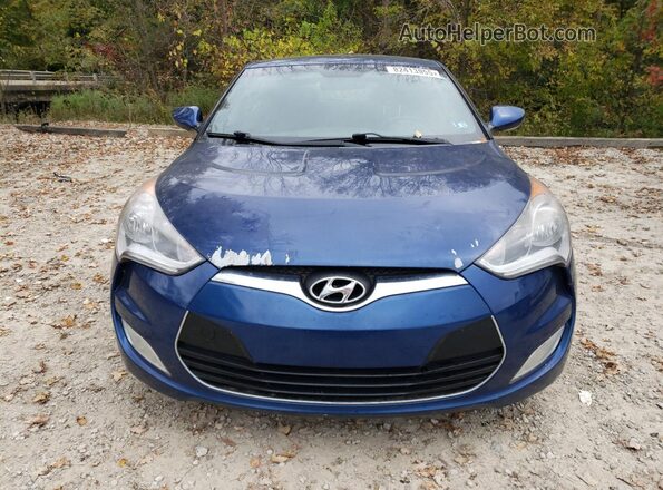 KMHTC6AD6GU302528 2016 HYUNDAI VELOSTER Blue Widok z przodu