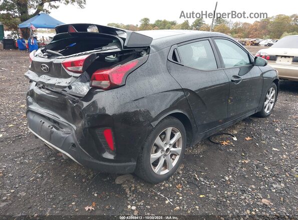 KMHTG6AF0KU012056 2019 HYUNDAI VELOSTER Черный Задняя правая четверть
