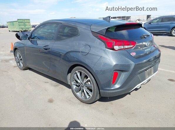 KMHTG6AF0KU015328 2019 HYUNDAI VELOSTER Gray უკანა მარცხენა