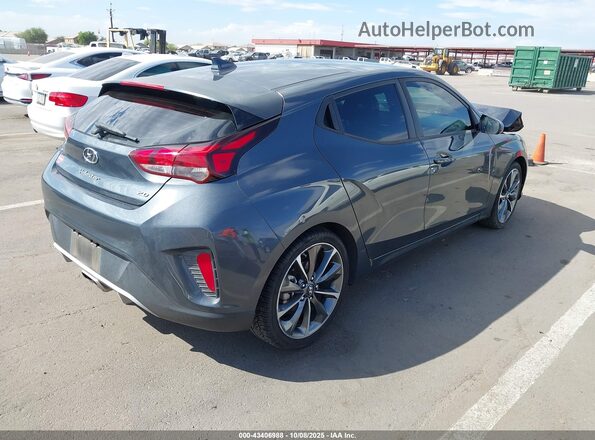 KMHTG6AF0KU015328 2019 HYUNDAI VELOSTER Gray უკანა მარჯვენა