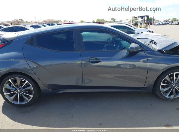 KMHTG6AF0KU015328 2019 HYUNDAI VELOSTER Gray უკანა სალონის ხედი