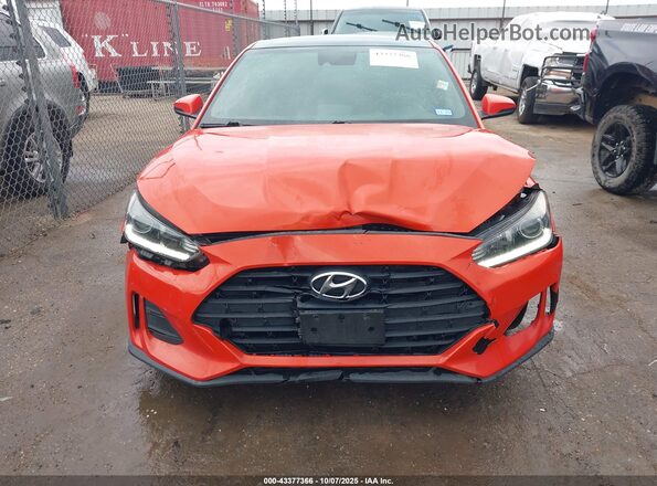 KMHTG6AF1LU021222 2020 HYUNDAI VELOSTER Orange Widok z przodu