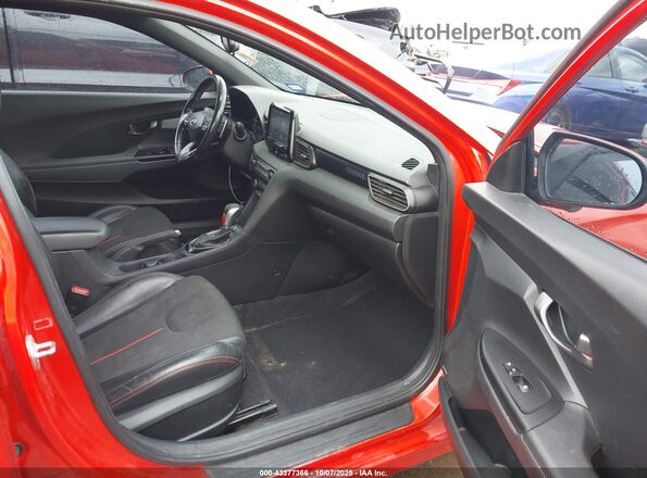 KMHTG6AF1LU021222 2020 HYUNDAI VELOSTER Orange Widok wnętrza z przodu
