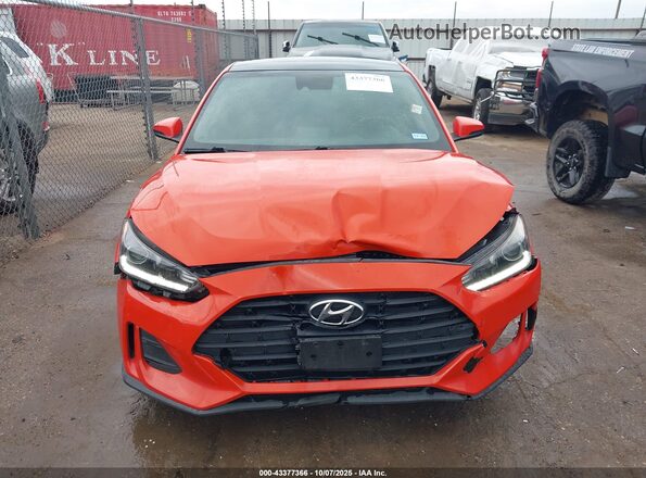 KMHTG6AF1LU021222 2020 HYUNDAI VELOSTER Orange Widok zestawu wskaźników