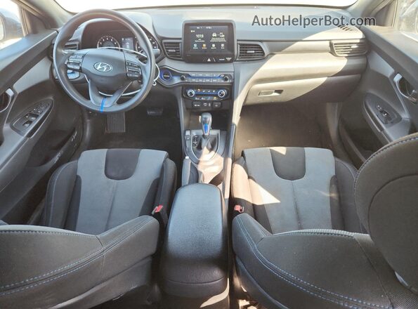KMHTG6AF2KU009143 2019 HYUNDAI VELOSTER Gray Vista del salpicadero