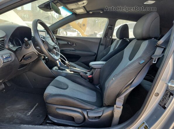 KMHTG6AF2KU009143 2019 HYUNDAI VELOSTER Gray Vista interior delantera