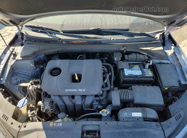 KMHTG6AF2KU009143 2019 HYUNDAI VELOSTER Gray Vista interior trasera