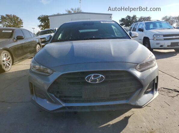 KMHTG6AF2KU019817 2019 HYUNDAI VELOSTER Silver Widok z przodu