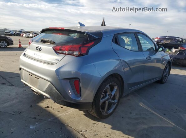 KMHTG6AF2KU019817 2019 HYUNDAI VELOSTER Silver Tył prawy