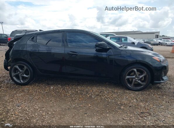KMHTG6AF8KU013570 2019 HYUNDAI VELOSTER Black უკანა სალონის ხედი