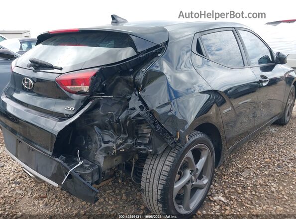 KMHTG6AF8KU013570 2019 HYUNDAI VELOSTER Black წინა ხედი