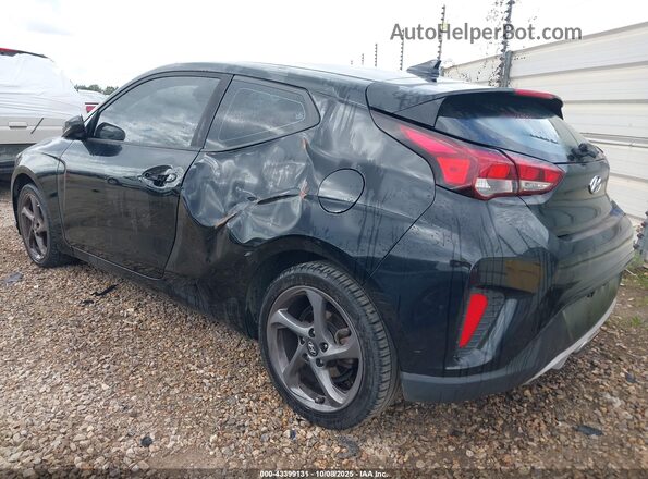 KMHTG6AF8KU013570 2019 HYUNDAI VELOSTER Black უკანა მარცხენა