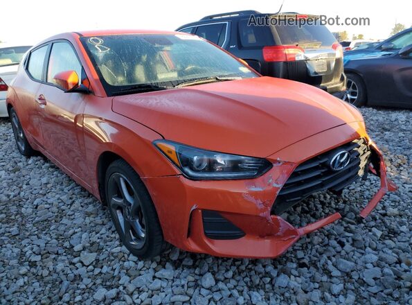 KMHTG6AF9KU018941 2019 HYUNDAI VELOSTER Orange Առջևի աջ